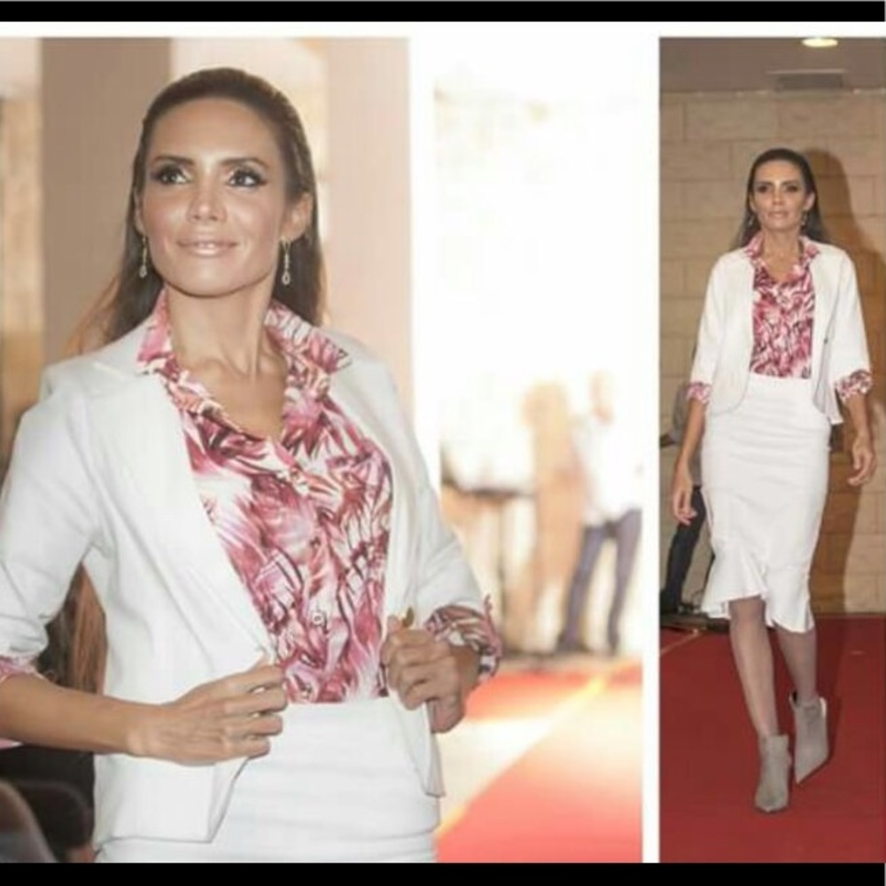 Couture blouse from Israeli Designer.